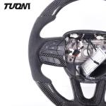 Matte Charger Dodge Carbon Fiber Steering Wheel Carbon Fiber