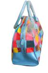 Recyclable Fashion PVC Reusable Fabric Carrier Bags For Suppermarket Shopping
