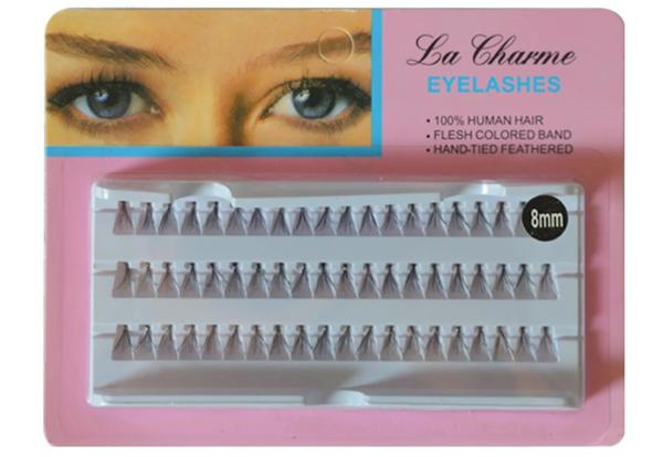 Factory Price 60pcs/Set 8/10/12 mm Lashe Black Natural Fake False Eyelash Long