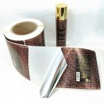 Cosmetics Adhesive Vinyl Bopp Polypropylene Logo Metallic Label Stickers