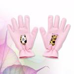 Pink Professional Pet Grooming Gloves Bath Cleaning Glove For Cat / Dog