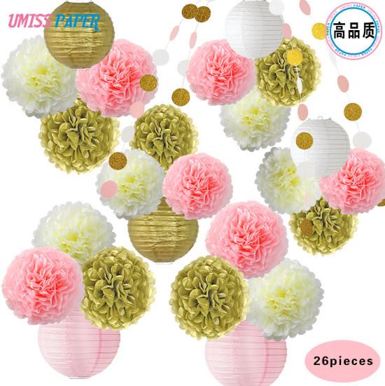 Hot birthday parties, weddings, wedding decorations, paper strips, paper