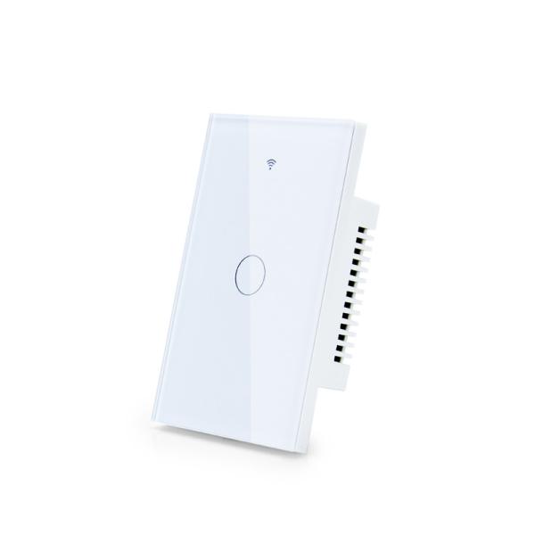 US Standard Dustproof and Waterproof 1gang White Black Wifi touch Switch for