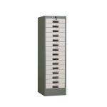 15 Drawers Metal Storage Knock Down Steel Drawer Filing Cabinet