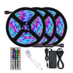 16.4ft 12V 5050 RGB Smart Bluetooth LED Strip Music Light for Bedroom Decoration