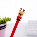 Colorful 3D Christmas Theme 0.5mm Gel Pen Creative Gift Small Prizes Neutral Pen