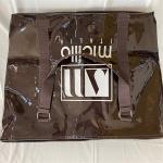 PVC mirror leather lacquered leather split off shoulder bag travel bag shopping