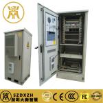1U Front Door Outdoor Telecom Cabinets , Galvanized Steel Industrial Electrical