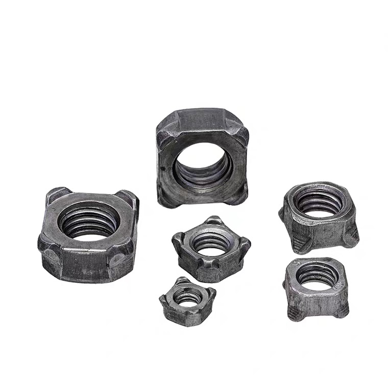 Metric Measurement DIN928 Stainless Steel Square Hex Spot Weld Nut for M3 M4 M6 M8 M10