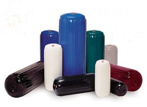 Wholesale Inflatable PVC Boat Fender Tube Style Marine Fenders Hole Through Middle Ribbed from china suppliers