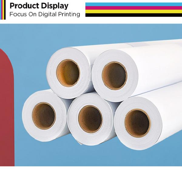 40gsm 72'' Width Printable Heat Transfer Paper For Fabrics Sublimation Transfer