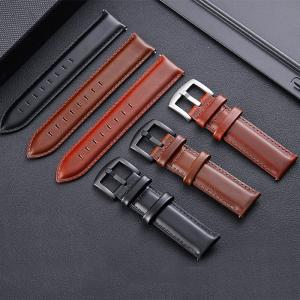 Wholesale Quick Disassembly Strap Leather Wristband Watch Accessories Pin Buckle Strap Belt Smart Watch from china suppliers