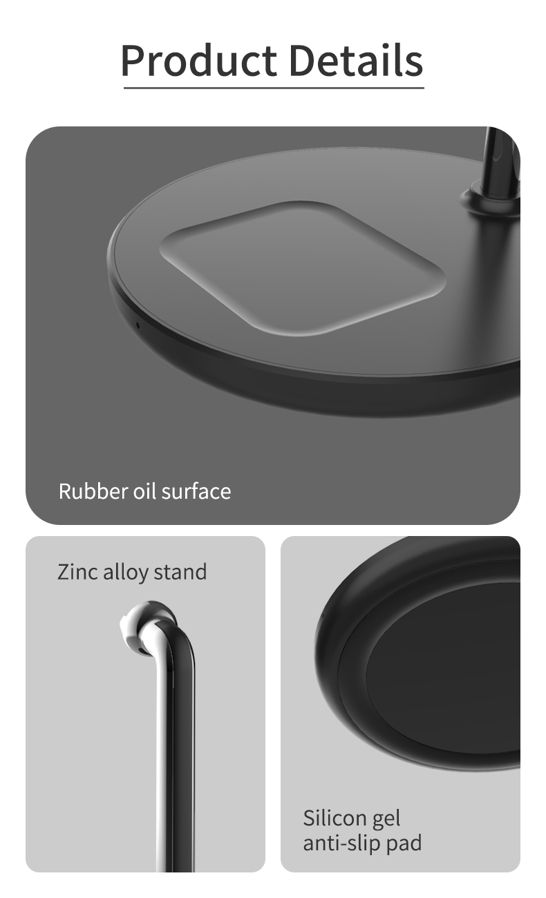 2 in 1 Mobile Phone Magnetic Wireless Charger with Type C Port and Fast Charging