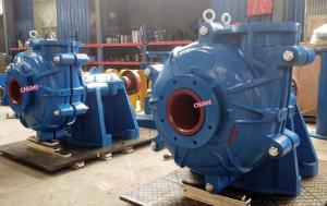 Wholesale Mining Duty 8 Bar High Pressure Slurry Pump 6 Vane Enclosed Impeller RAL 5015 from china suppliers