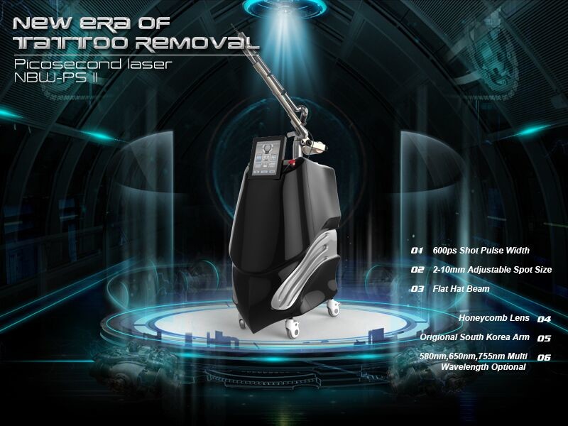 Beijing NUBWAY New Design The Best Advanced Big Power Korean 755 532 1064nm Pigmenation Removal Picosecond Laser FDA CE