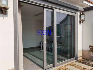 Wholesale 2.0mm Profile 6063 -T5 Double Glazed Aluminium Doors 9A from china suppliers