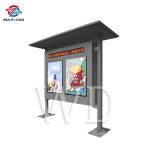 CE Approval Light Sensing 1080P Outdoor Signage Displays Dual Screens