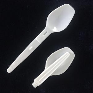 Wholesale Disposable friendly plastic folding spoon yogurt or jelly folding spoon PP plastic spoon from china suppliers