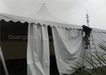 White cover 100 + people pagoda party tent with aluminum alloy for wedding event