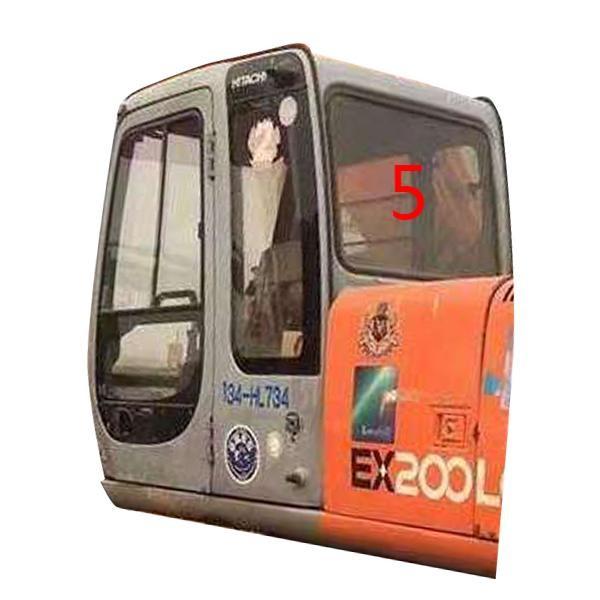 4457180 HITACHI Excavator Glass Cab Window Tempered Glass Back Side Position NO