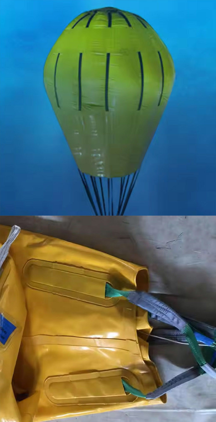 Marine Commercial Buoyancy Bags Underwater Parachute Air Lifting Bag