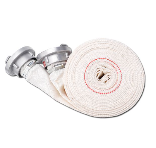 PU Fire Fighting Hose Blue White Red Yellow Polyester Filament Yarn Canvas Hose
