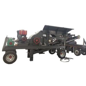 Wholesale PC400x300 PC600x400 Models 8 10 15tph Capacity Diesel Engine Mobile Hammer Crusher Mill For Glass Limestone Gravel from china suppliers