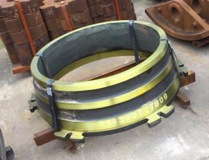 Wholesale High Manganese Steel Cone Crusher Wear Parts Sand Casting Process For Mining Industrial from china suppliers