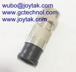 F Compression Connector F Male coaxial connector Waterproof for RG59 Coaxial