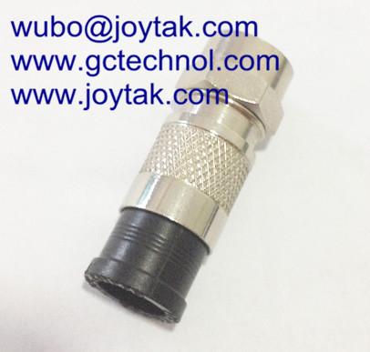 F Compression Connector F Male coaxial connector Waterproof for RG59 Coaxial