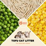Dust Free Biodegradable Kitty Litter 100% Plant Natural Clumping Litter