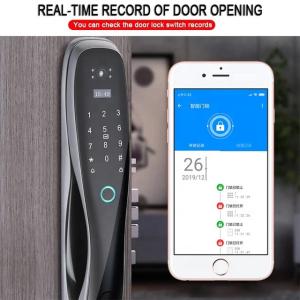 Wholesale Biometric Smart Door Lock Aluminum Alloy Home Fingerprint Door Lock from china suppliers