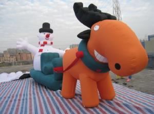 Wholesale Inflatable christmas / halloween / inflatable festival decoration / inflatable santa deer from china suppliers