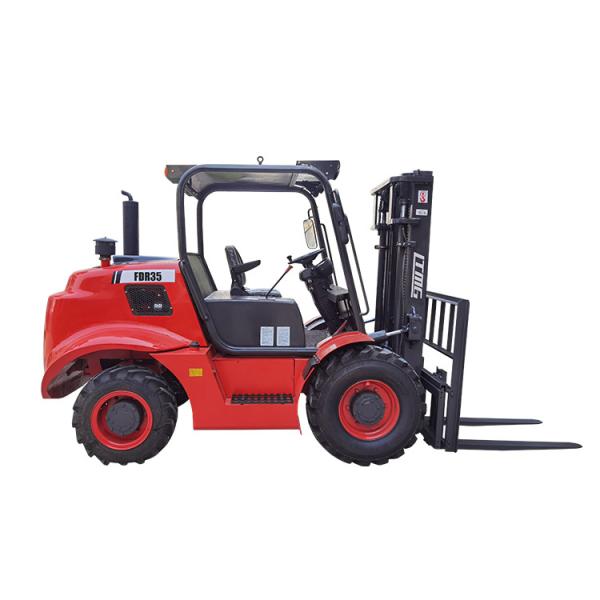 LTMG all terrain forklift truck 3.5ton forklift 2WD 4WD diesel powered forklift