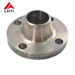 Froged And CNC Machined Titanium Long Weld Neck Flange Polished Surface ANSI B16