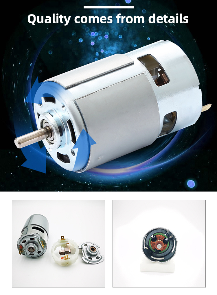 6V 12V DC Brushless Micro Planetary Gear Motor High Speed 775 For Car