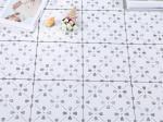 Stunning Beige And Blue 20x20cm Firebrick Interior Wall Floret Tiles For Balcony
