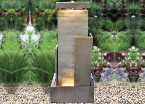 Wholesale 46 Inch Garden Sandstone Outdoor Fountain With Lights from china suppliers