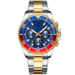 Wholesale Ombre Business Analogue Wrist Watch 3BAR Luxury Men Quartz Watch from china suppliers