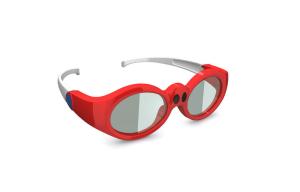 Wholesale Eco Friendly Active Shutter 3D TV Glasses Red DLP Link 3D Glasses Compatiblity from china suppliers