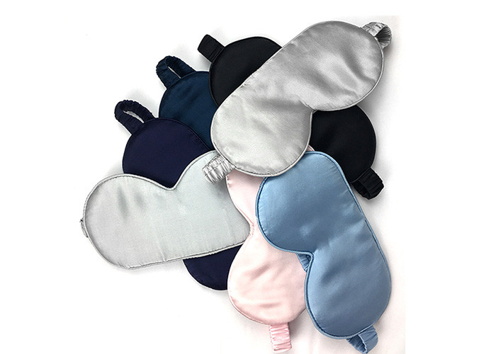 Luxury Silk Floss Pink Sleeping Eye Cover For Travel OEM