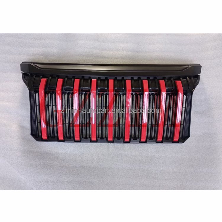 Auto Parts Black Red Car Bumper Grille For Mitsubishi Triton L200 2019
