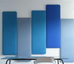 Wholesale 25mm Studio Fiberglass Fabric Wrapped Acoustic Panel With LED Strip Lines from china suppliers