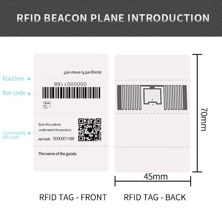 RFID UHF Tag Unmanned Supermarket Management Anti-counterfeiting Anti-theft Label Wet Inlay