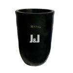 Round Silicon Carbide Graphite Crucible For Melting Copper 2.21 - 2.25 G/Cm3