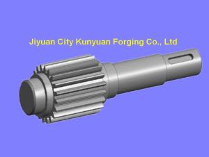 Wholesale Railway Transport Gear Shaft 40Cr / 34CrMo4 Industrial Cast Iron Forged Steel Shaft Diameter 200 - 750 mm from china suppliers