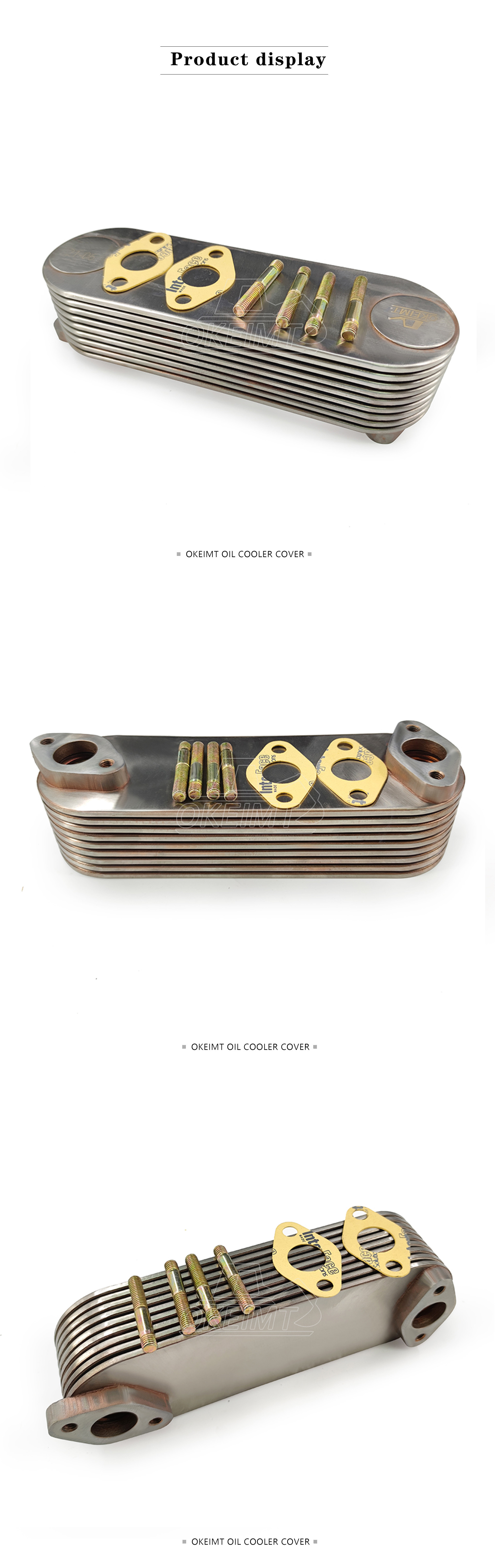 D2366 Oil Cooler Core 9P for Daewoo Doosan Diesel Engine Parts 8708912000 Engine Oil Cooler