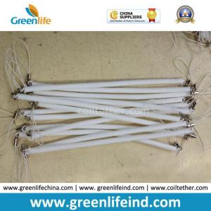 Wholesale Solid White Promotional mobile Phone Anti-Lost Coiled Lanyard Leash from china suppliers