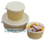 Eco Friendly, Oil Resistant, Salad Soup Rice Noodles Bowl, Bamboo Pulp,