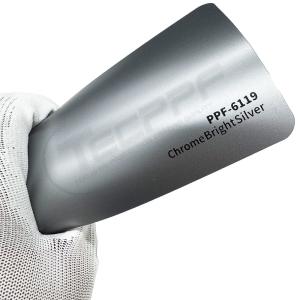 Wholesale PPF-6119 Chrome Bright Silver 8 Mil Colour Change car wrap protection film from china suppliers